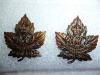 7-6, 6th Duke of Connaught's Own Overseas Infantry Draft Collar Badge Pair